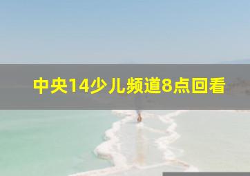 中央14少儿频道8点回看