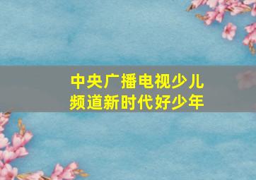 中央广播电视少儿频道新时代好少年