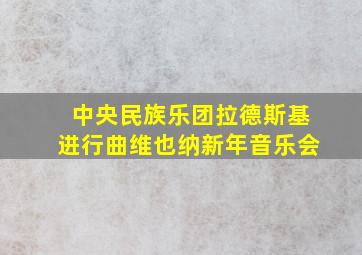 中央民族乐团拉德斯基进行曲维也纳新年音乐会