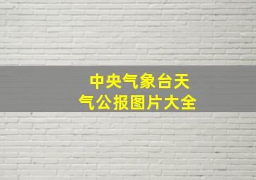 中央气象台天气公报图片大全