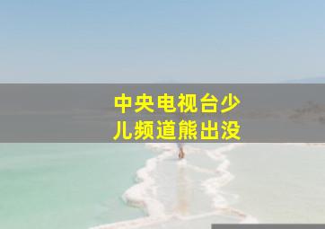 中央电视台少儿频道熊出没