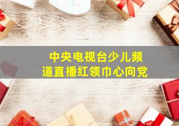 中央电视台少儿频道直播红领巾心向党