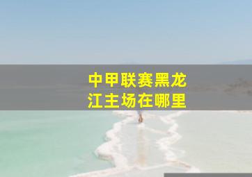 中甲联赛黑龙江主场在哪里