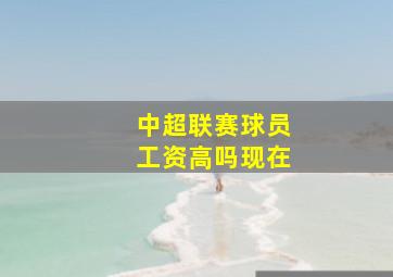 中超联赛球员工资高吗现在