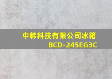 中韩科技有限公司冰箱BCD-245EG3C