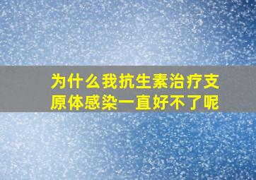 为什么我抗生素治疗支原体感染一直好不了呢