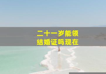 二十一岁能领结婚证吗现在