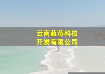 云南蓝莓科技开发有限公司