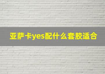 亚萨卡yes配什么套胶适合