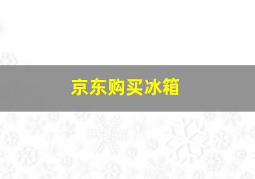 京东购买冰箱