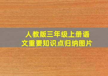 人教版三年级上册语文重要知识点归纳图片