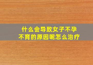 什么会导致女子不孕不育的原因呢怎么治疗