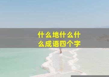 什么地什么什么成语四个字