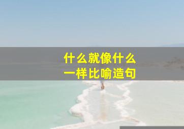 什么就像什么一样比喻造句