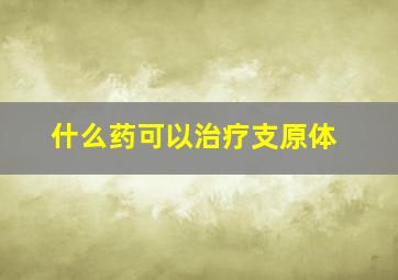 什么药可以治疗支原体