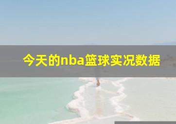 今天的nba篮球实况数据