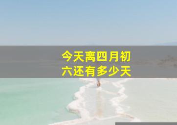 今天离四月初六还有多少天