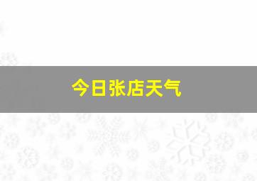 今日张店天气