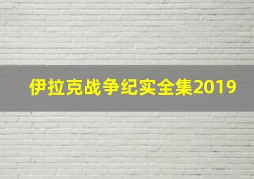 伊拉克战争纪实全集2019