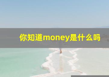 你知道money是什么吗