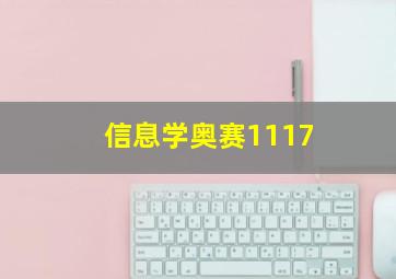 信息学奥赛1117