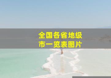 全国各省地级市一览表图片