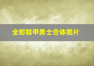 全部铠甲勇士合体图片