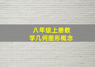 八年级上册数学几何图形概念