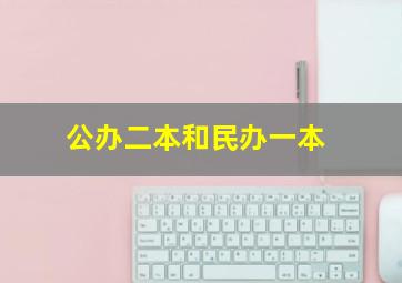 公办二本和民办一本