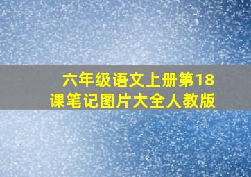 六年级语文上册第18课笔记图片大全人教版