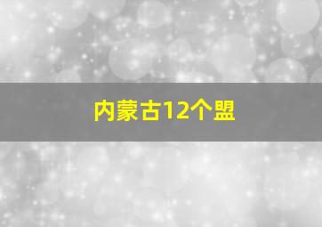 内蒙古12个盟