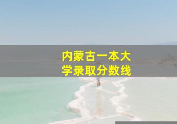 内蒙古一本大学录取分数线