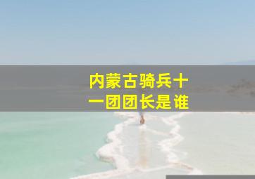 内蒙古骑兵十一团团长是谁