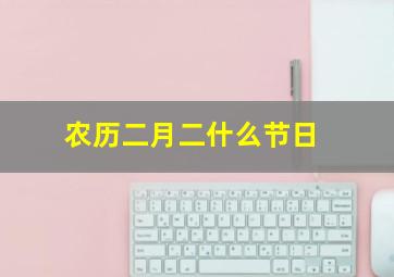 农历二月二什么节日