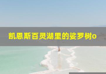 凯恩斯百灵湖里的娑罗树o