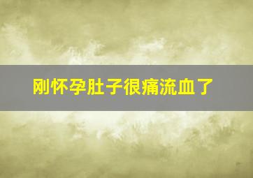 刚怀孕肚子很痛流血了