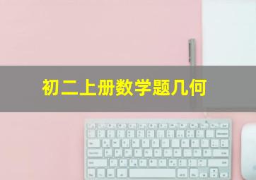 初二上册数学题几何