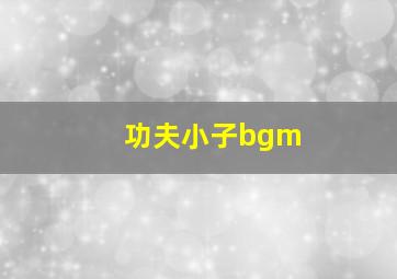 功夫小子bgm