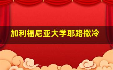 加利福尼亚大学耶路撒冷