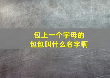 包上一个字母的包包叫什么名字啊