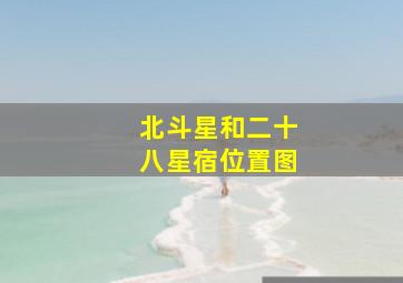 北斗星和二十八星宿位置图