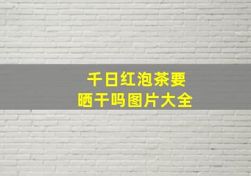 千日红泡茶要晒干吗图片大全