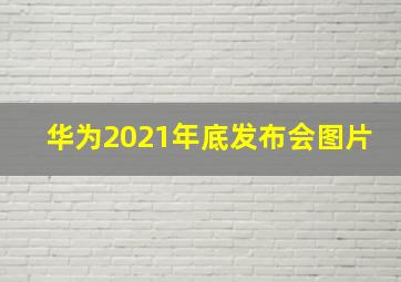 华为2021年底发布会图片