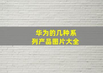 华为的几种系列产品图片大全