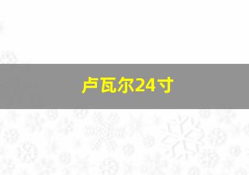 卢瓦尔24寸