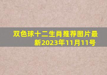 双色球十二生肖推荐图片最新2023年11月11号