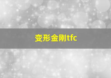 变形金刚tfc