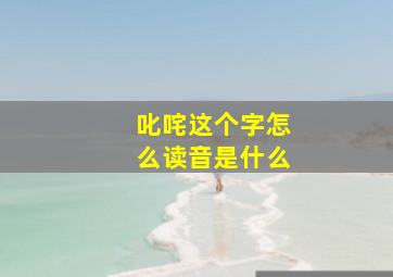 叱咤这个字怎么读音是什么