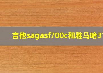 吉他sagasf700c和雅马哈310