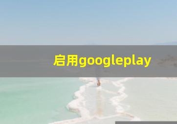 启用googleplay